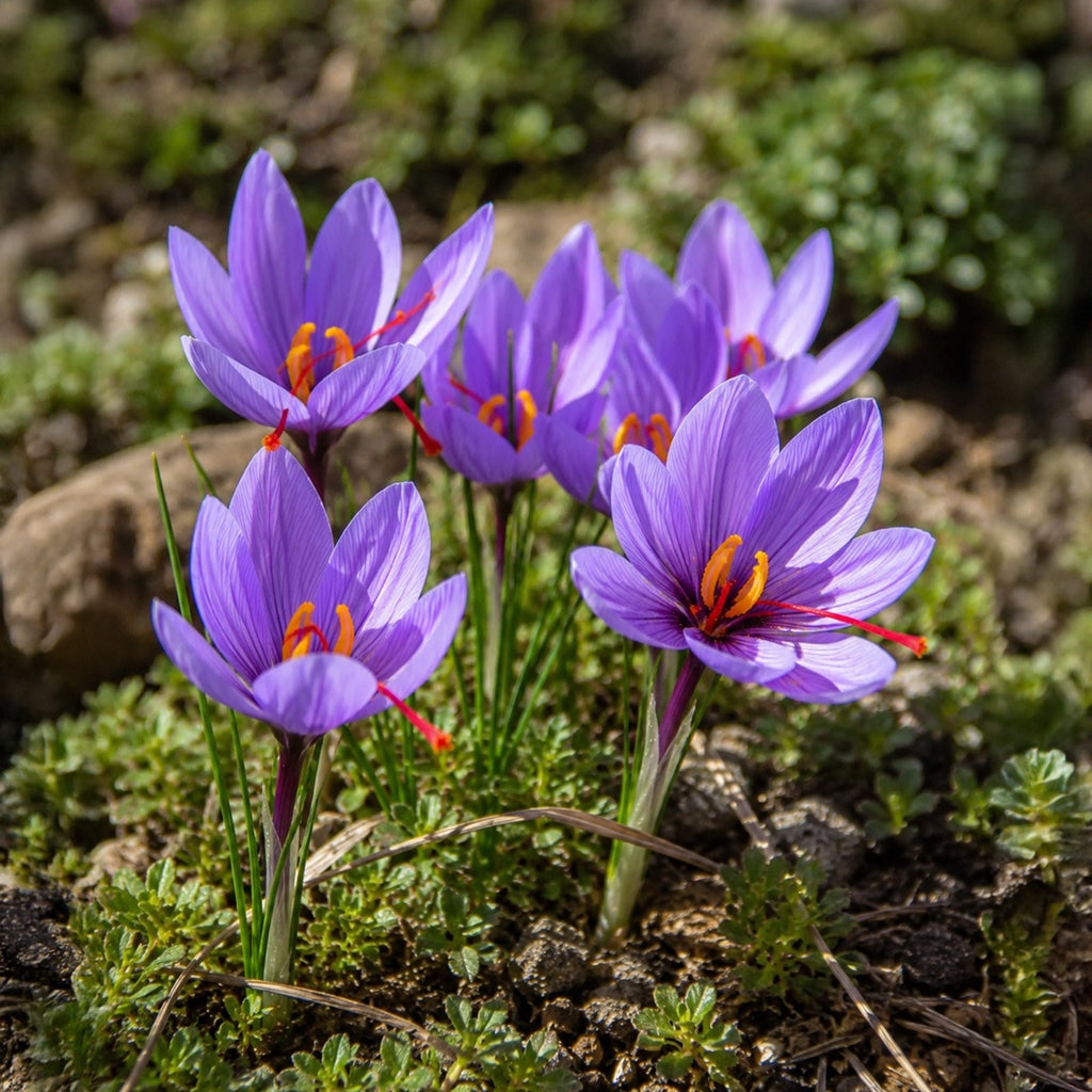 15x Crocus Sativus Bulbs 10cm+ Autumn Flowering Saffron Crocus Bulbs